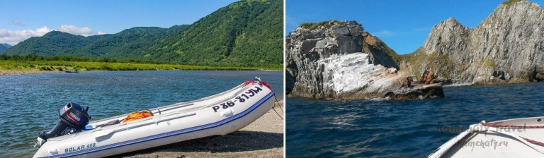 Прогулка на лодке по рекам и озерам Камчатки
